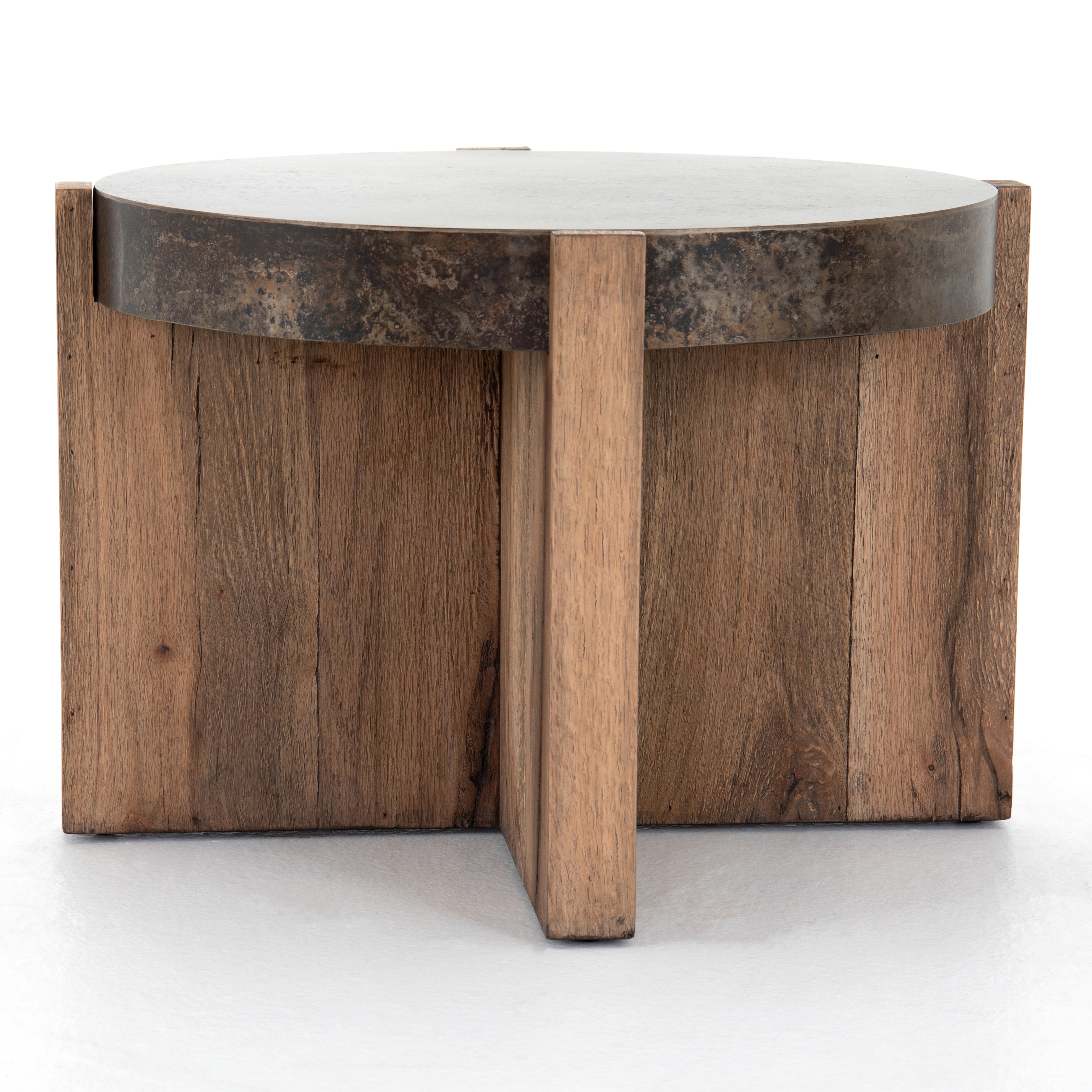 Bingham End Table - Rustic Oak Veneer - Image 3