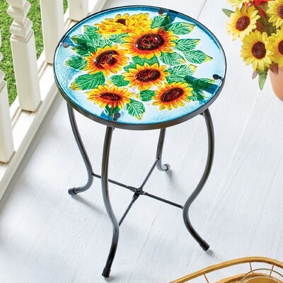 Persei Glass Top End Table - Image 0