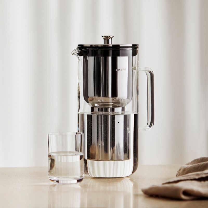 Aarke Purifier Glass Purifying Water Pitcher with Stainless Steel Filter - Image 5