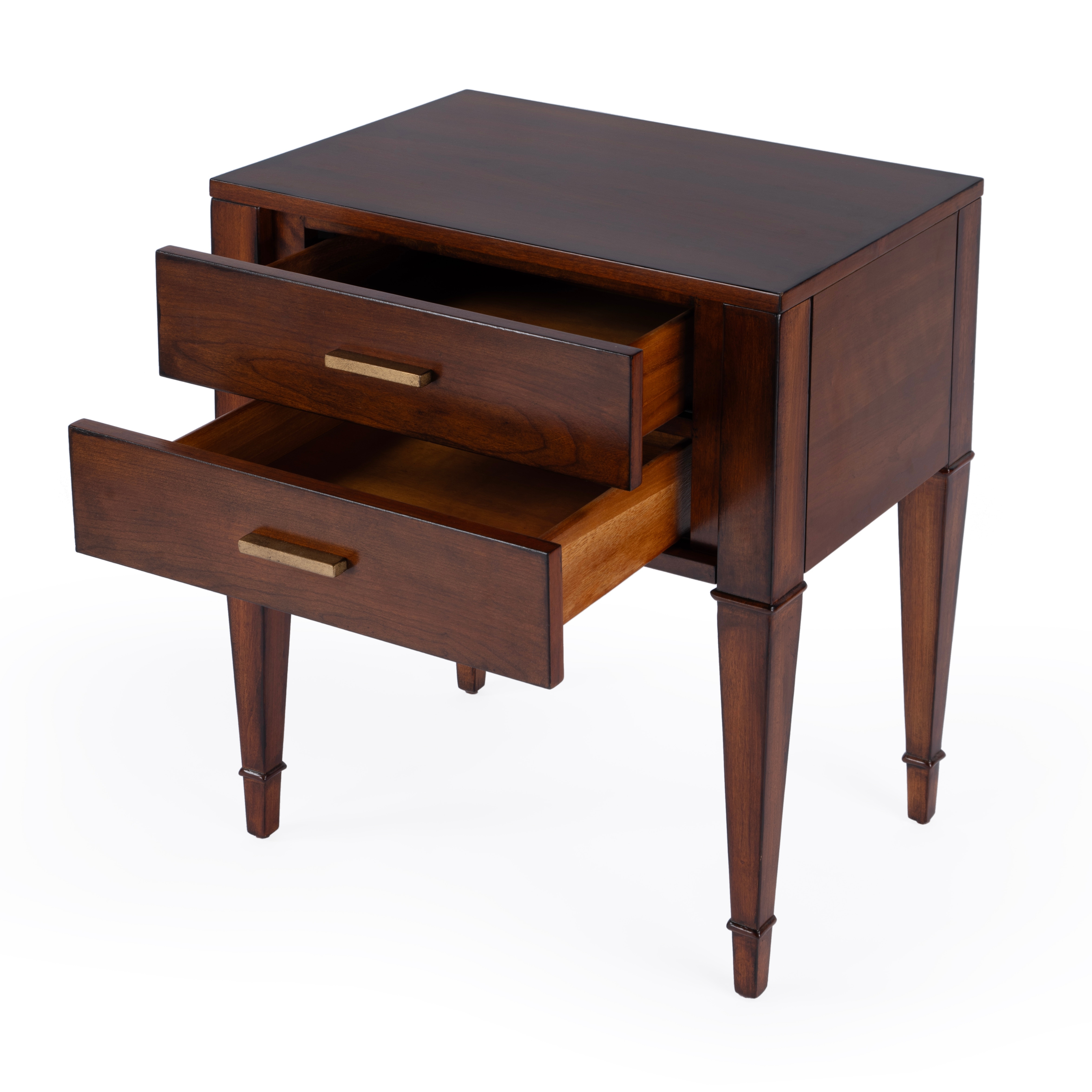 Kai Antique Cherry End Table - Image 2