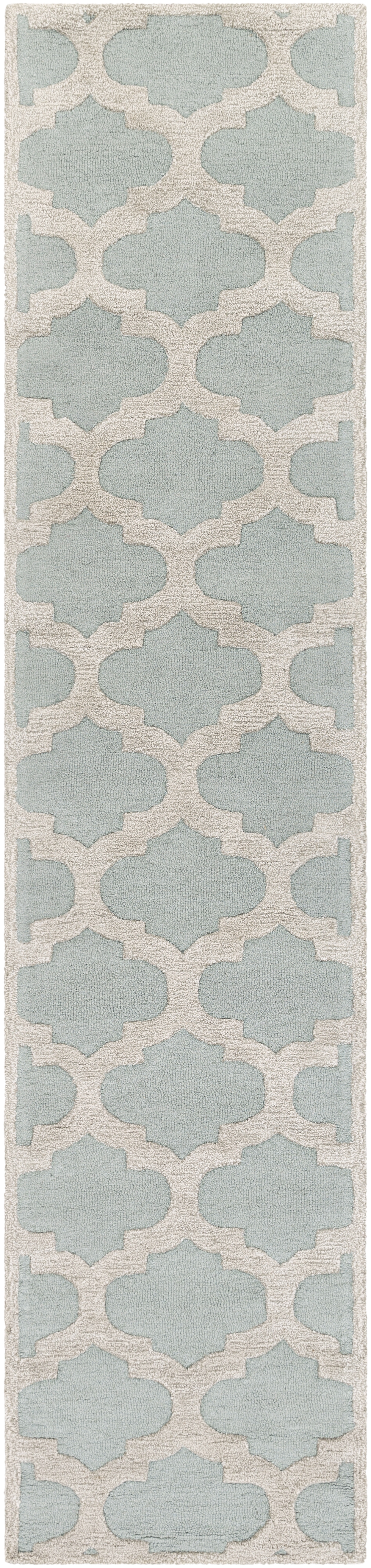 Arise Gray Indoor 2'3" x 10' Handmade Rug - Image 0