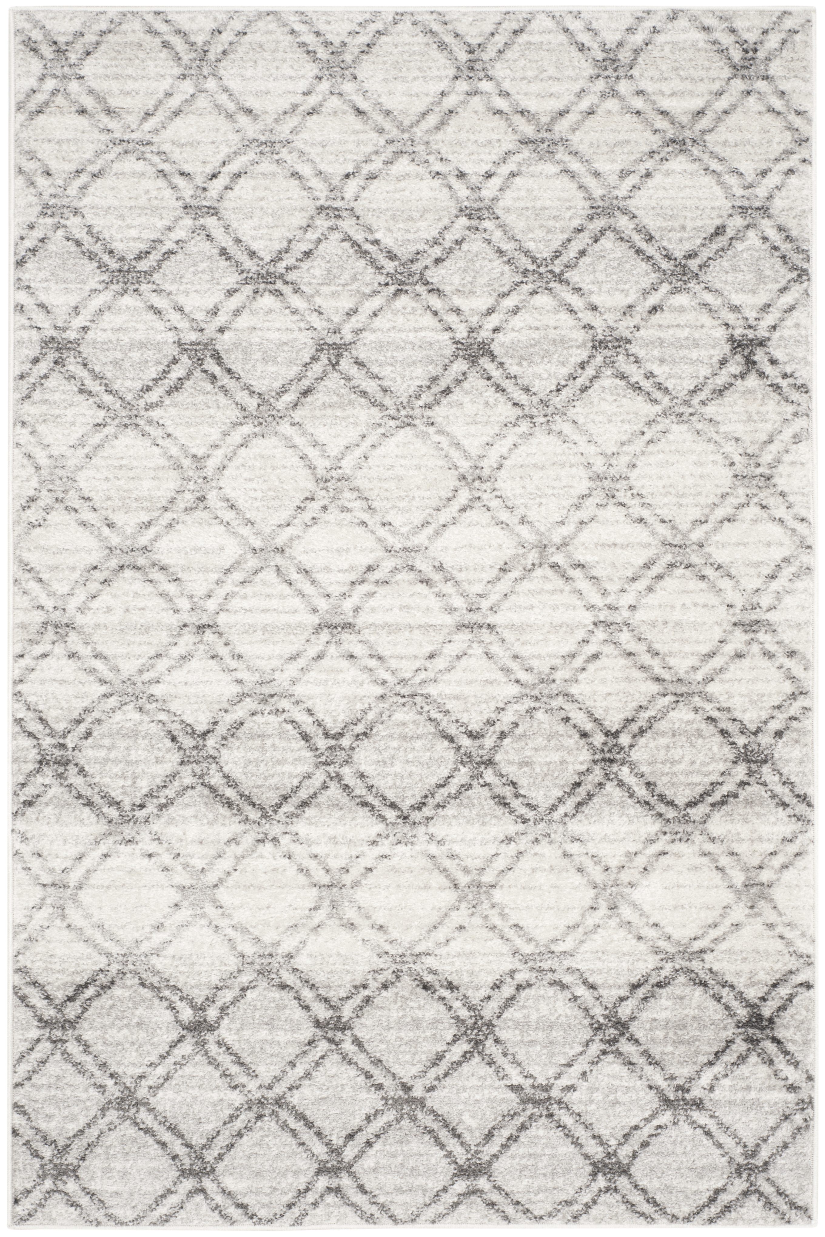 Arlo Home Woven Area Rug, ADR105P, Silver/Charcoal,  4' X 6' - Image 0