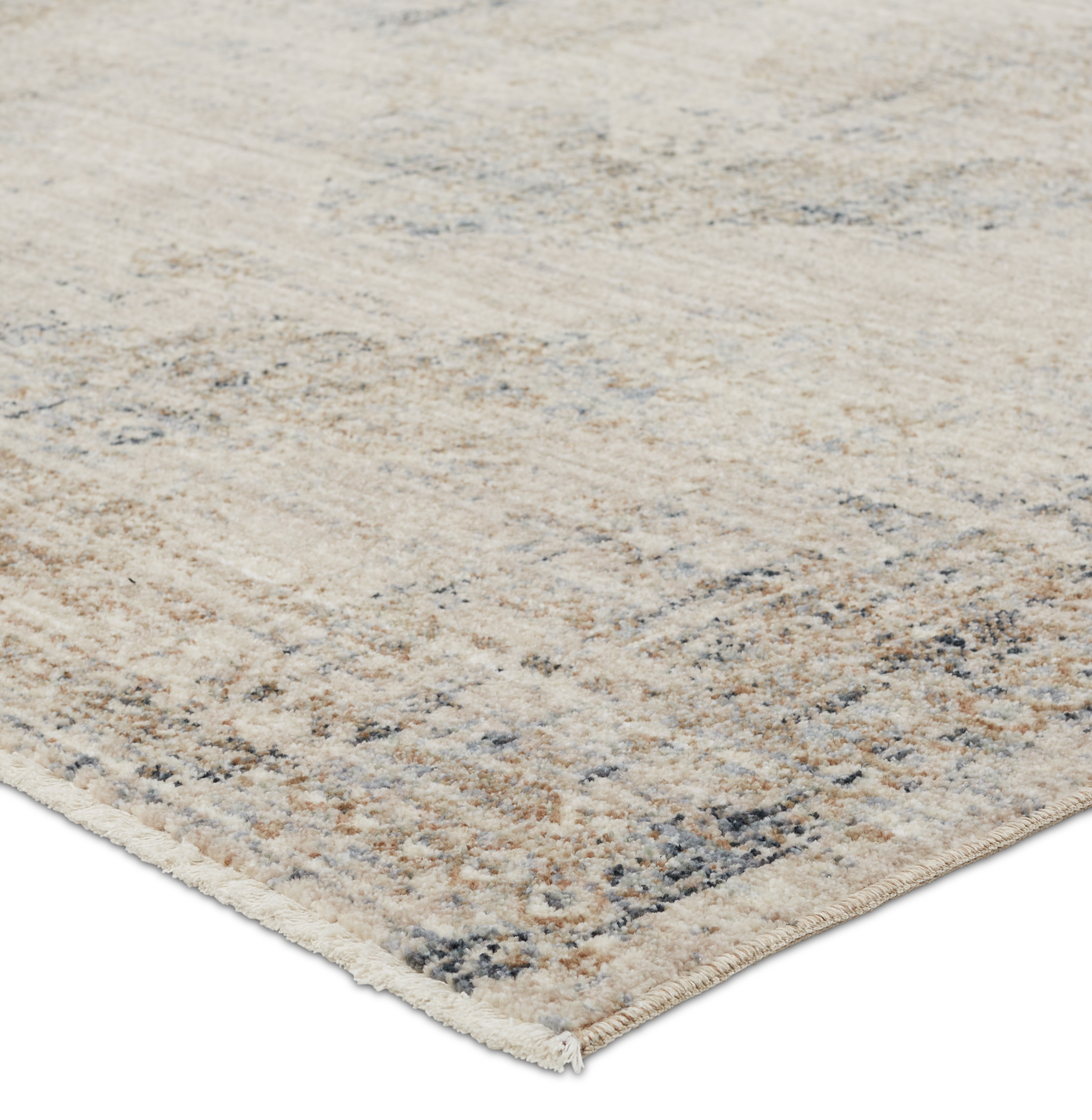 Vibe by Emory Medallion Taupe/ Blue Area Rug (10'X14') - Image 1