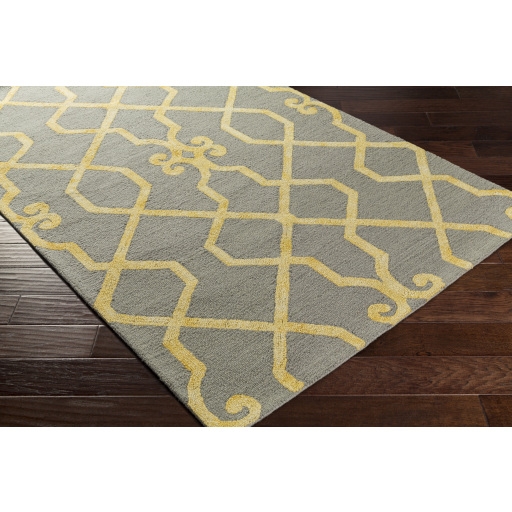 Organic Gray Indoor 9' x 13' Handmade Rug - Image 1