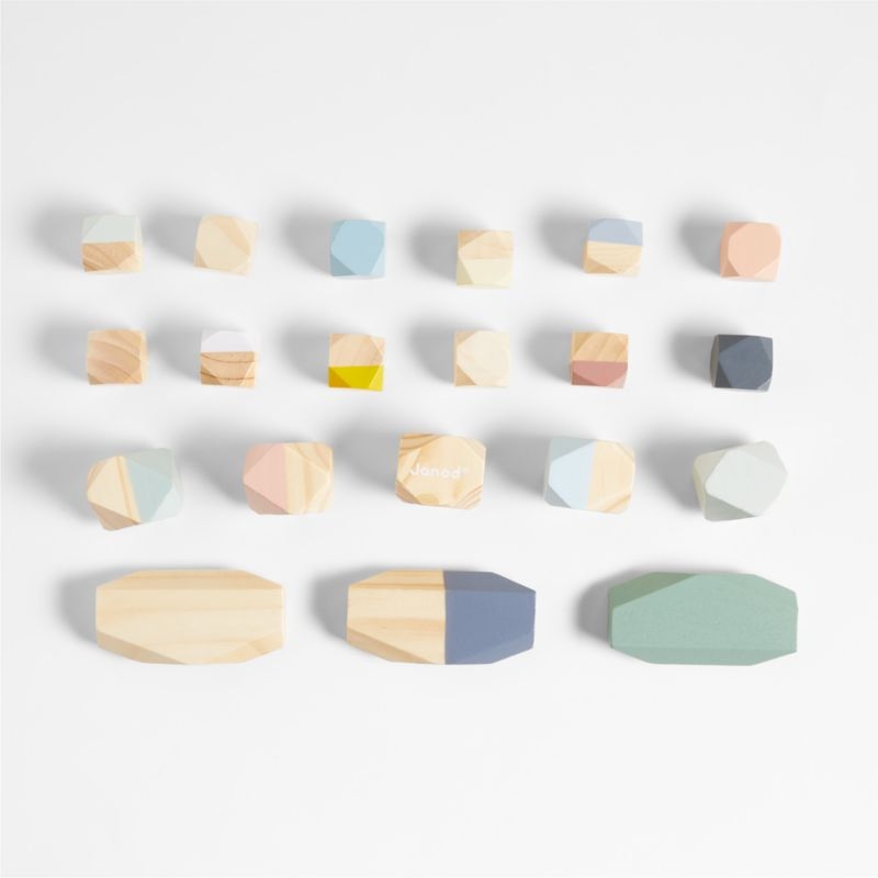 Janod Sweet Cocoon Stacking Stones Toy - Image 2