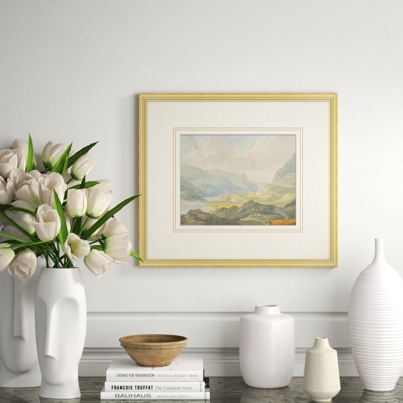 Wendover Art Group Mountain Perspective 3 - Framed Painting - Image 0