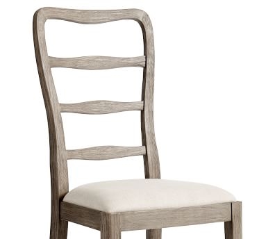 Ashford Side Dining Chair, Lancaster Pine Frame &amp; Erin Linen Oatmeal Seat - Image 1