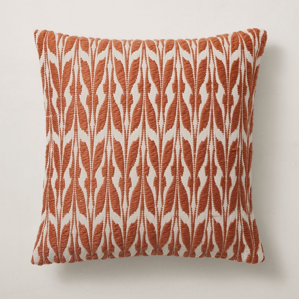 Mariposa Pillow Cover, Terracotta, 20" x 20", Set of 2 - Image 0