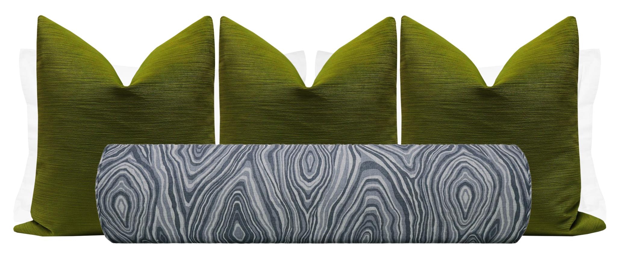 STRIE VELVET // PERIDOT - 14" X 36" - Image 4