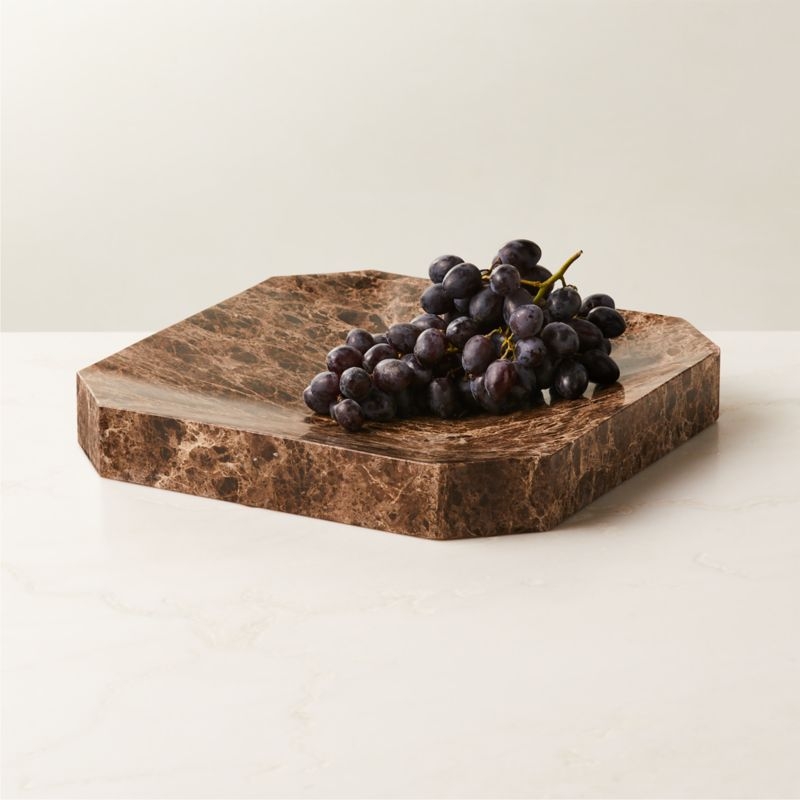 Thayne Brown Marble Catchall - Image 2