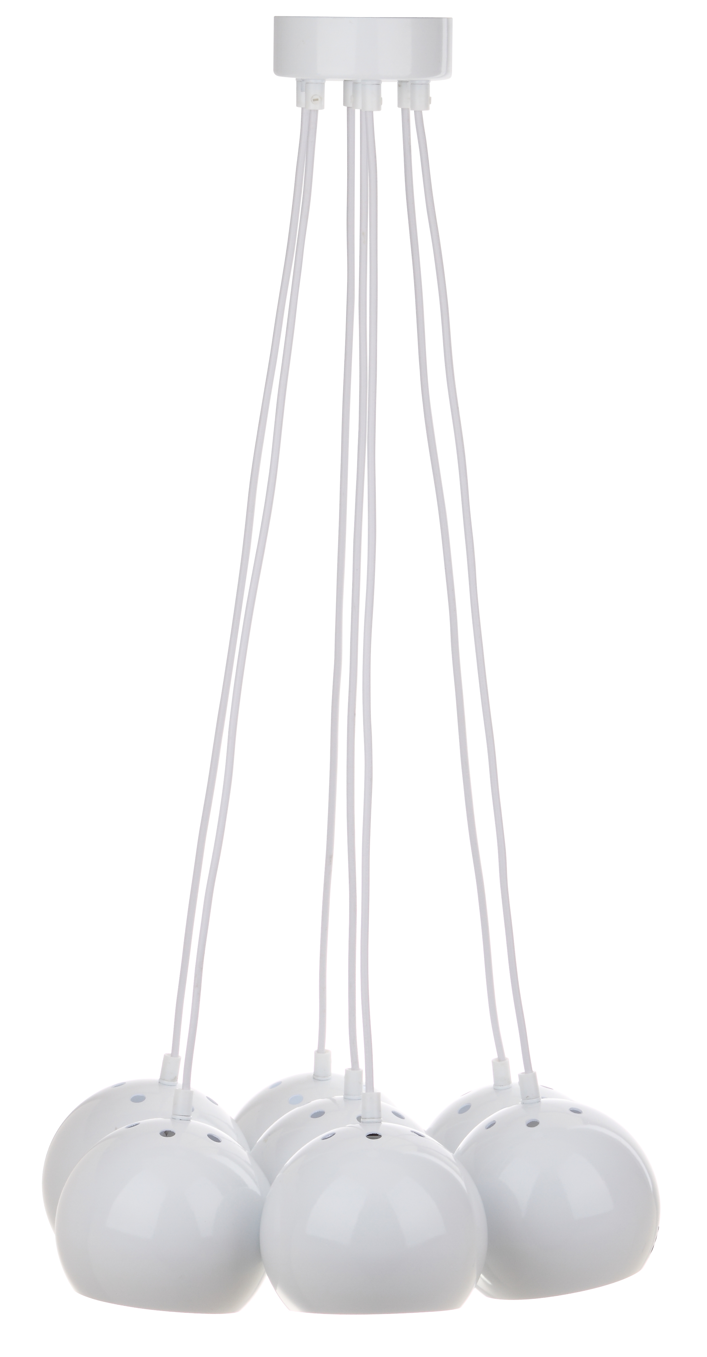 Rome Bearing 17.75-Inch Dia Adjustable Pendant Light - White - Safavieh - Image 0