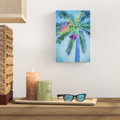 'Royal Palm Caribbean I' Painting on Canvas - Image 0