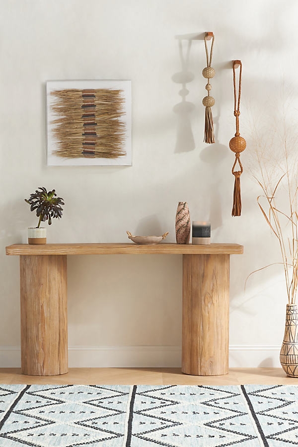 Margate Reclaimed Wood Console Table By Anthropologie in Beige - Image 1