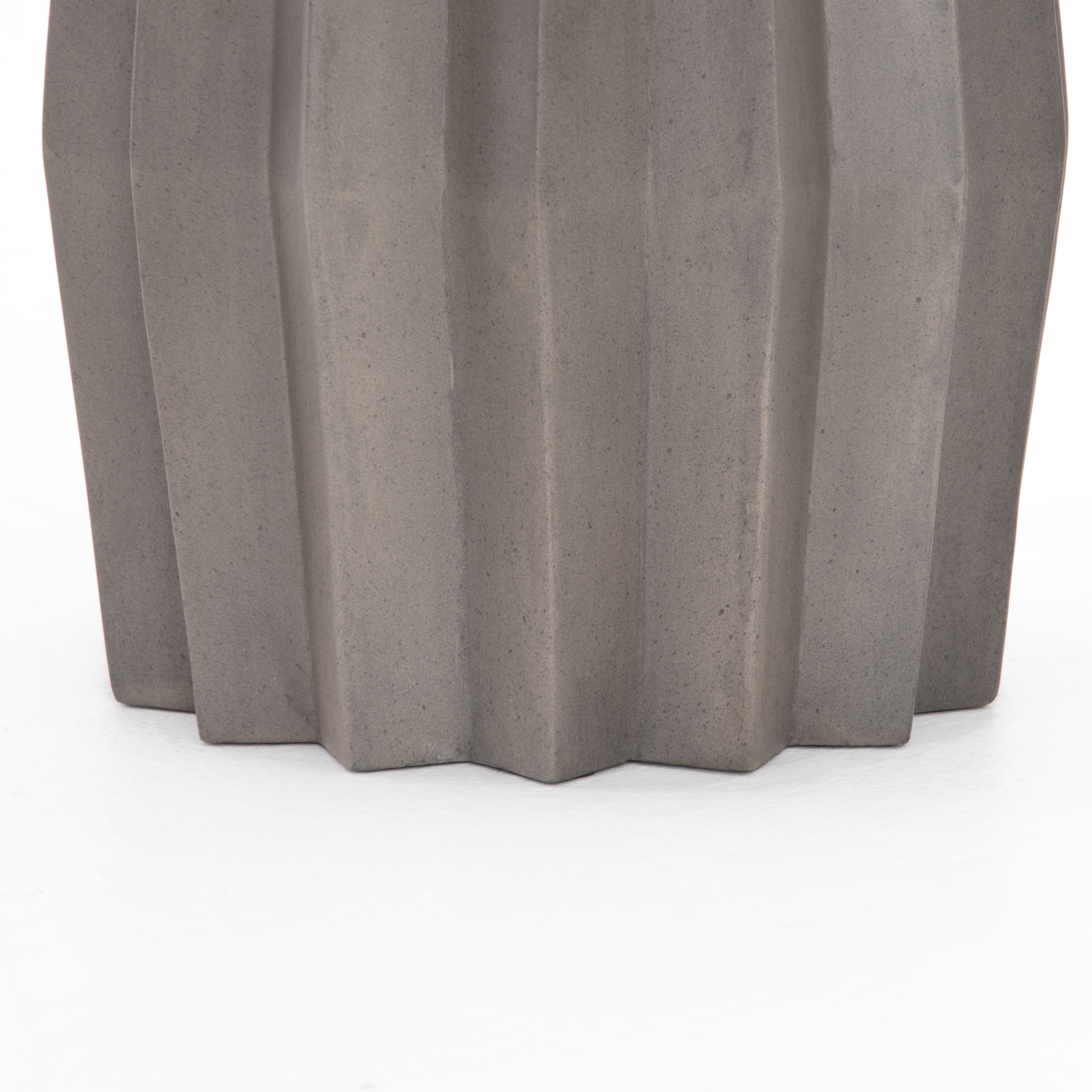 Gem Outdoor End Table - Dark Grey - Image 2
