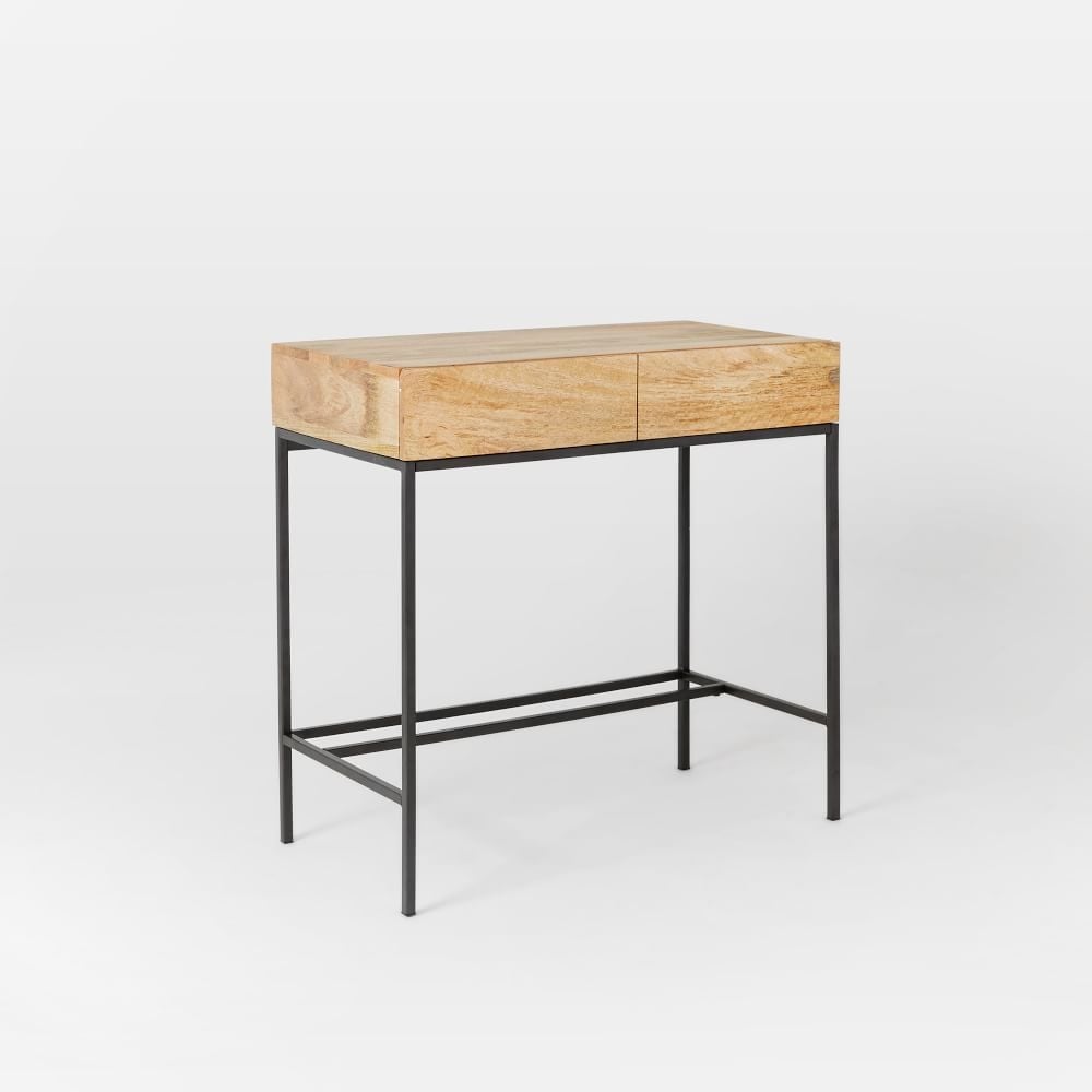 Industrial Storage Mini Desk, 30", Mango - Image 0