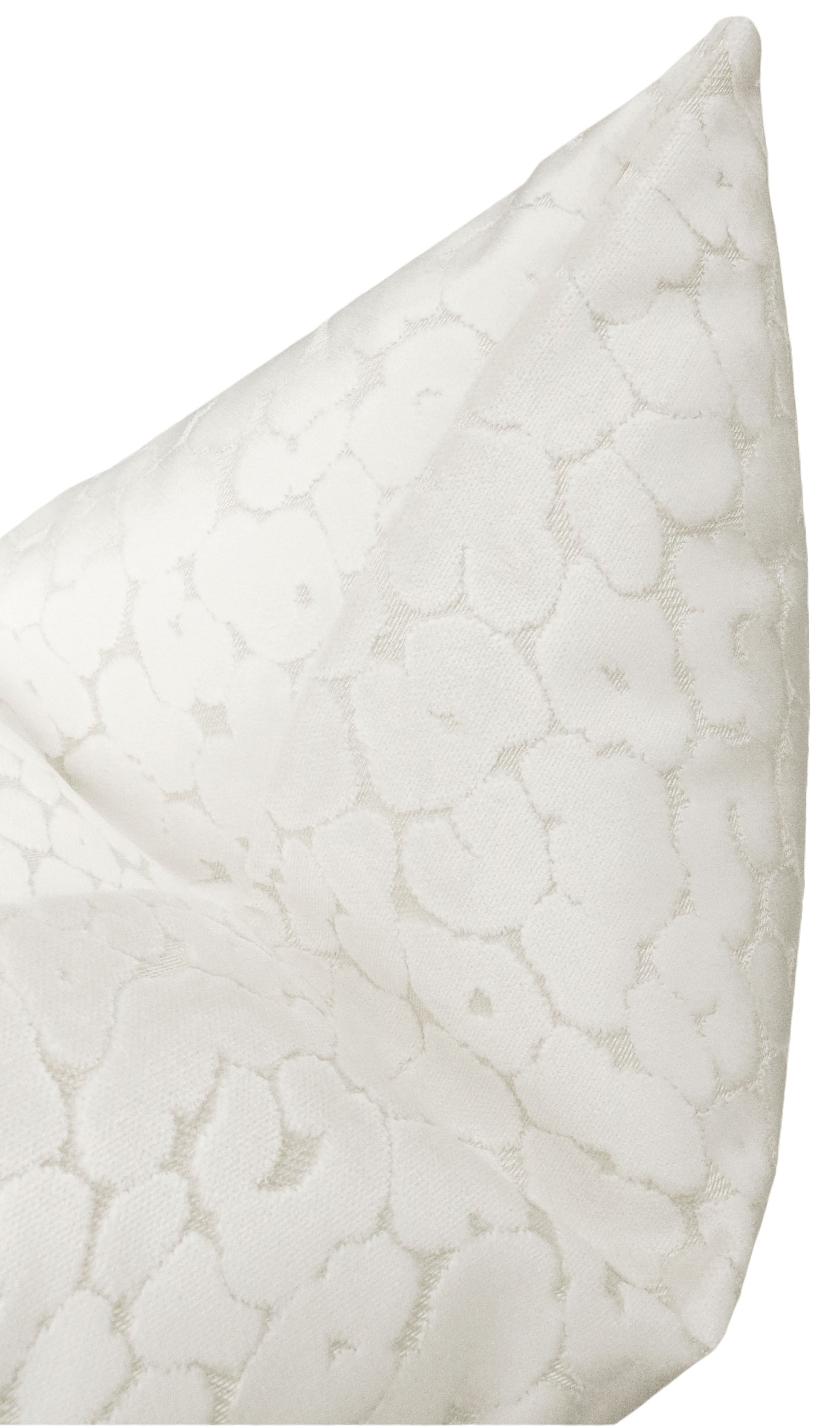 LEOPARD CUT VELVET // ALABASTER - BY THE YARD - Image 2