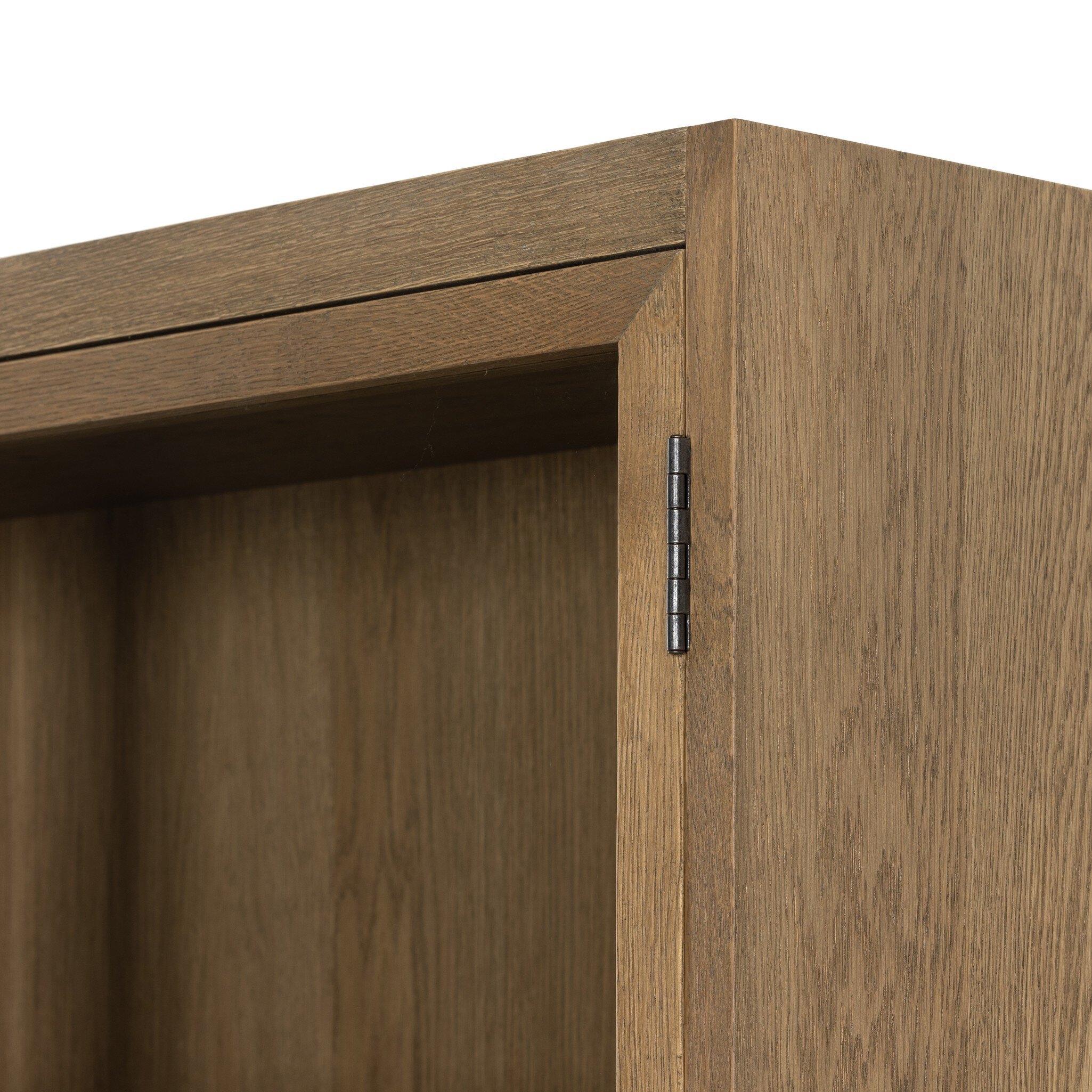 Millie Double Cabinet - Drifted Oak Solid - Image 11