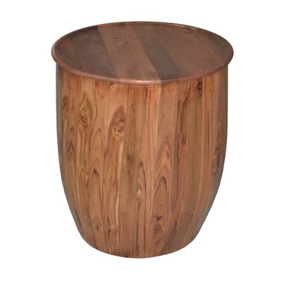 Mera Tray Top Drum End Table - Image 0