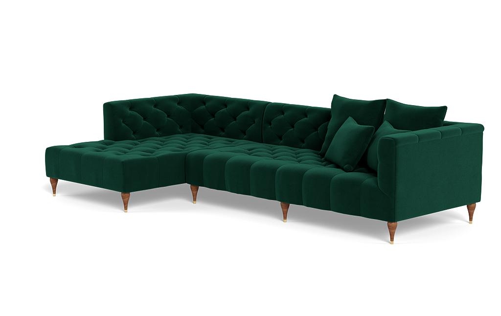 Ms. Chesterfield Sectional Sofa with Left Chaise by Apartment Therapy - Image 2