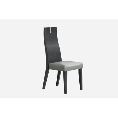 Akasha Upholstered Side Chair in Gray - Image 0