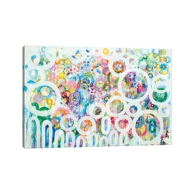 Dots And Circles IX by Misako Chida - Wrapped Canvas Painting - Image 0