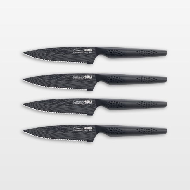 Cuisine::pro® iD3® BLACK SAMURAI™ 4-Piece Steak Knives - Image 0