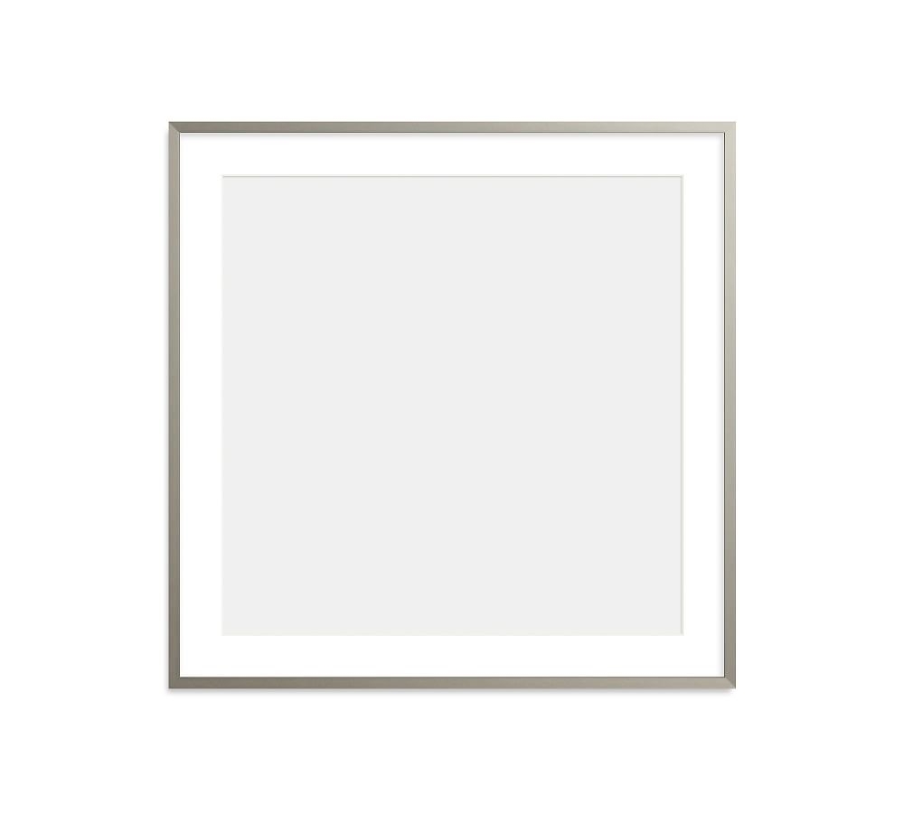 Metal Gallery Frame, 2" Mat, 18x18 - Graphite - Image 0