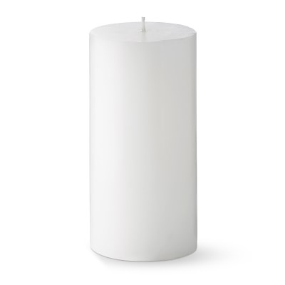 White Pillar Candle, 3"X 6" - Image 0
