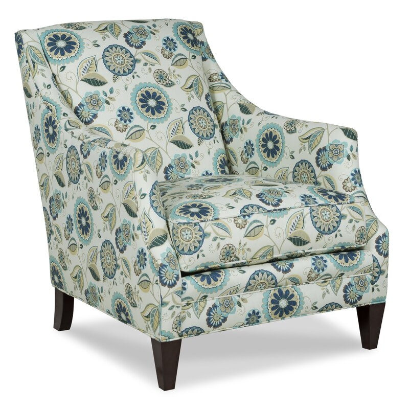 Fairfield Chair Kirby Armchair Body Fabric: 3152 Linen, Leg Color: Montego Bay - Image 0