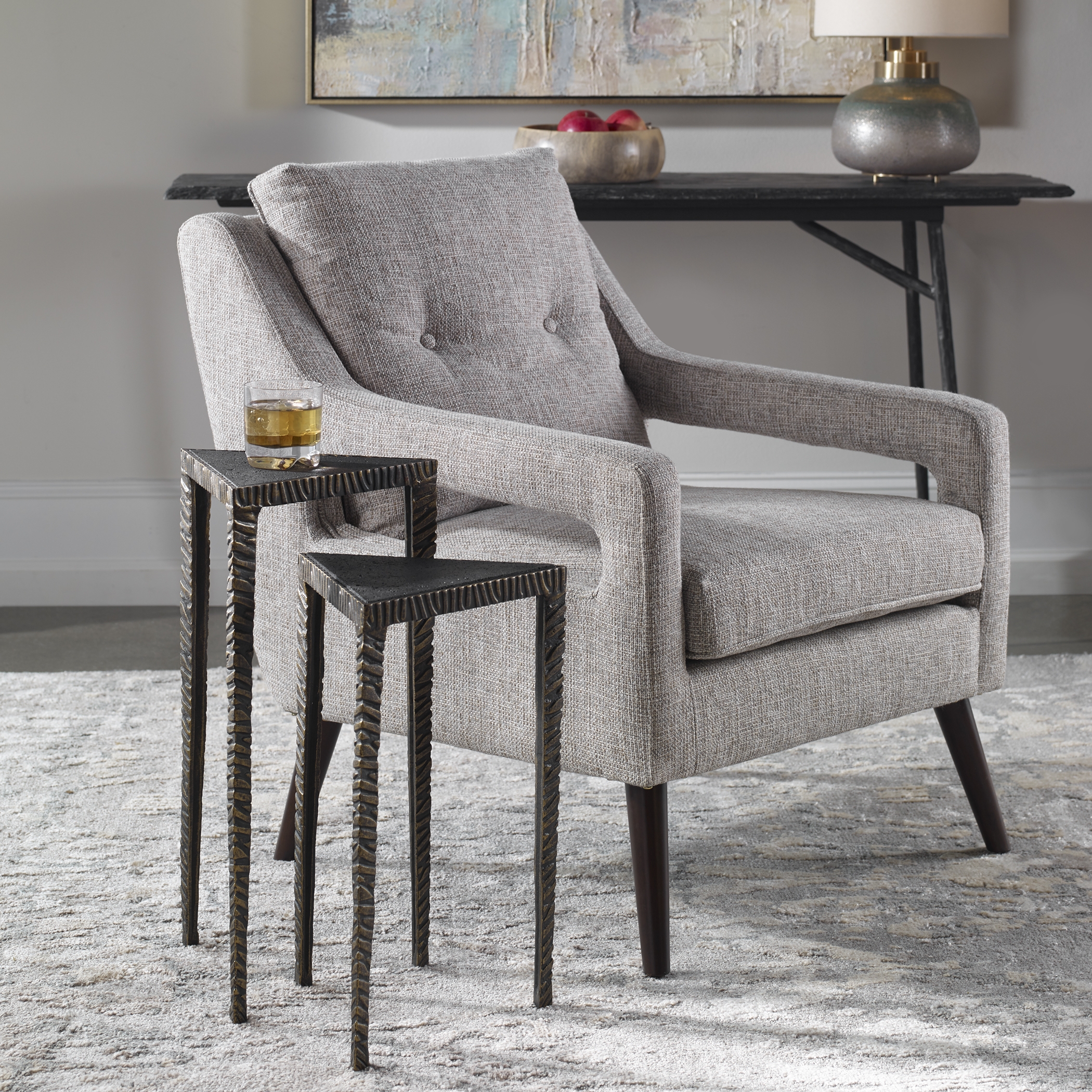 Samiria Triangular Accent Tables, S/2 - Image 1