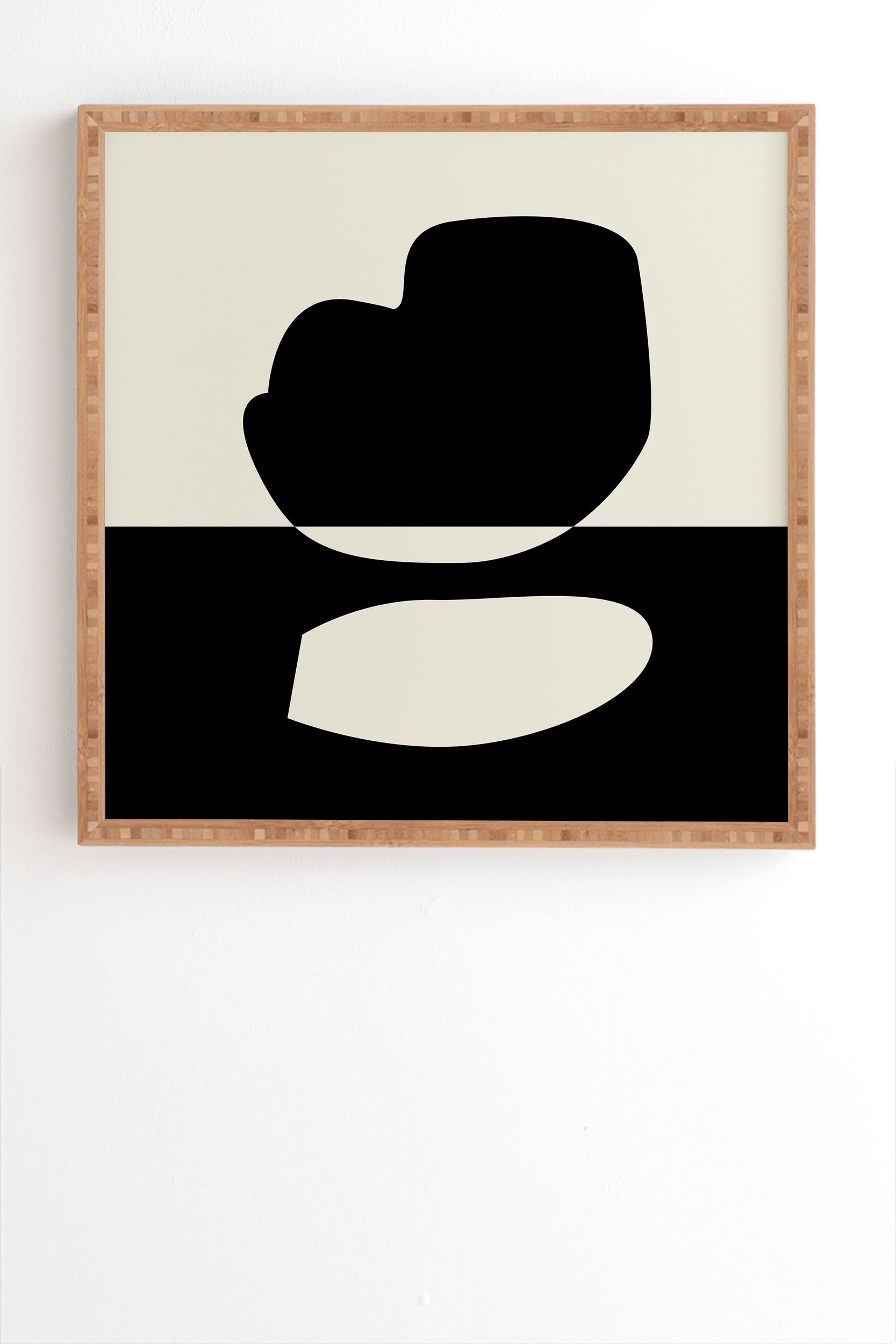 Reverse 01 by mpgmb - Framed Wall Art Bamboo 19" x 22.4" - Image 1