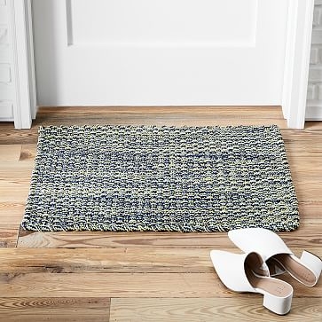 Rope Weave Doormat, 18"x30", Midnight - Image 0