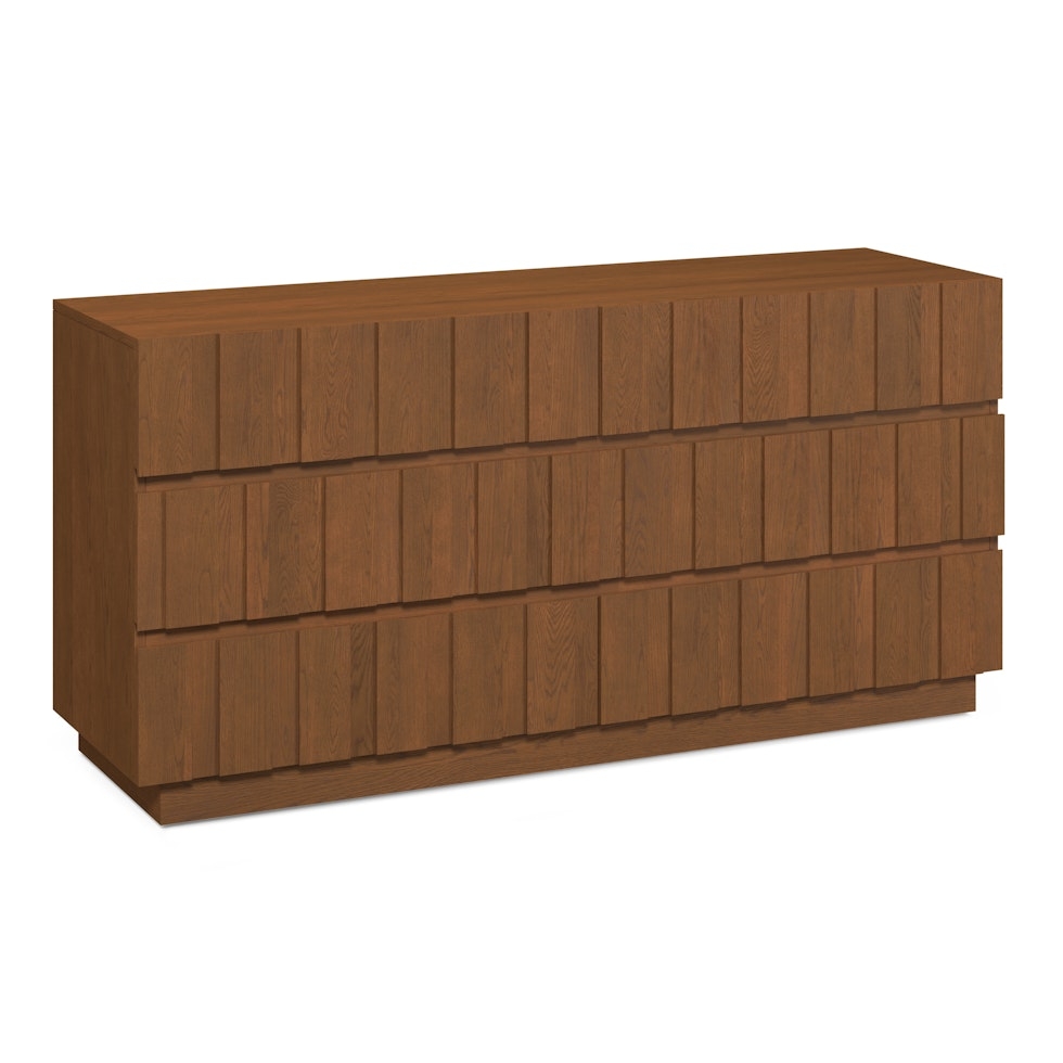 Marko 6-Drawer Double Dresser - Smoked Oak - Image 0
