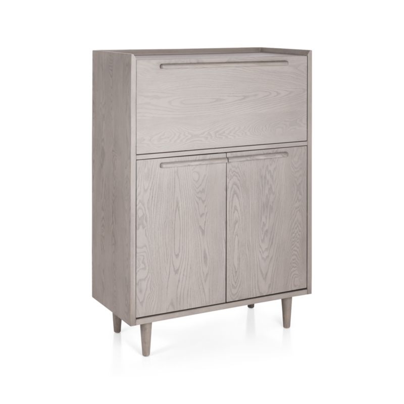 Tate Stone Bar Cabinet with Light - Image 1