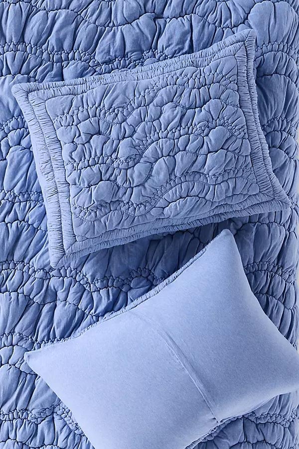 Brooke Heathered Jersey Cotton Shams, Set of 2 - Image 0