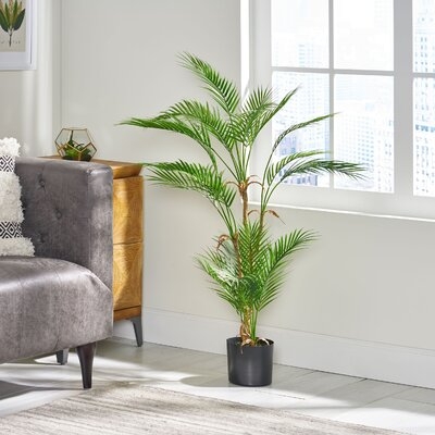 1 Piece Artificial Palm Tree in Planter - Image 0