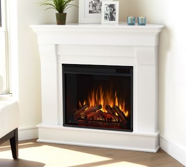 Real Flame(R) Chateau Corner Electric Fireplace, Dark Walnut - Image 5