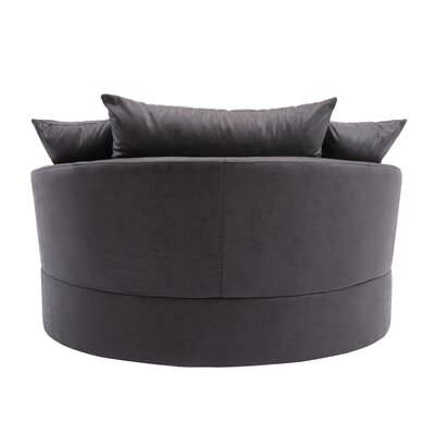 Modern Swivel Accent Chair Barrel Chair For Hotel Living Room / Modern Leisure Chair - Image 0