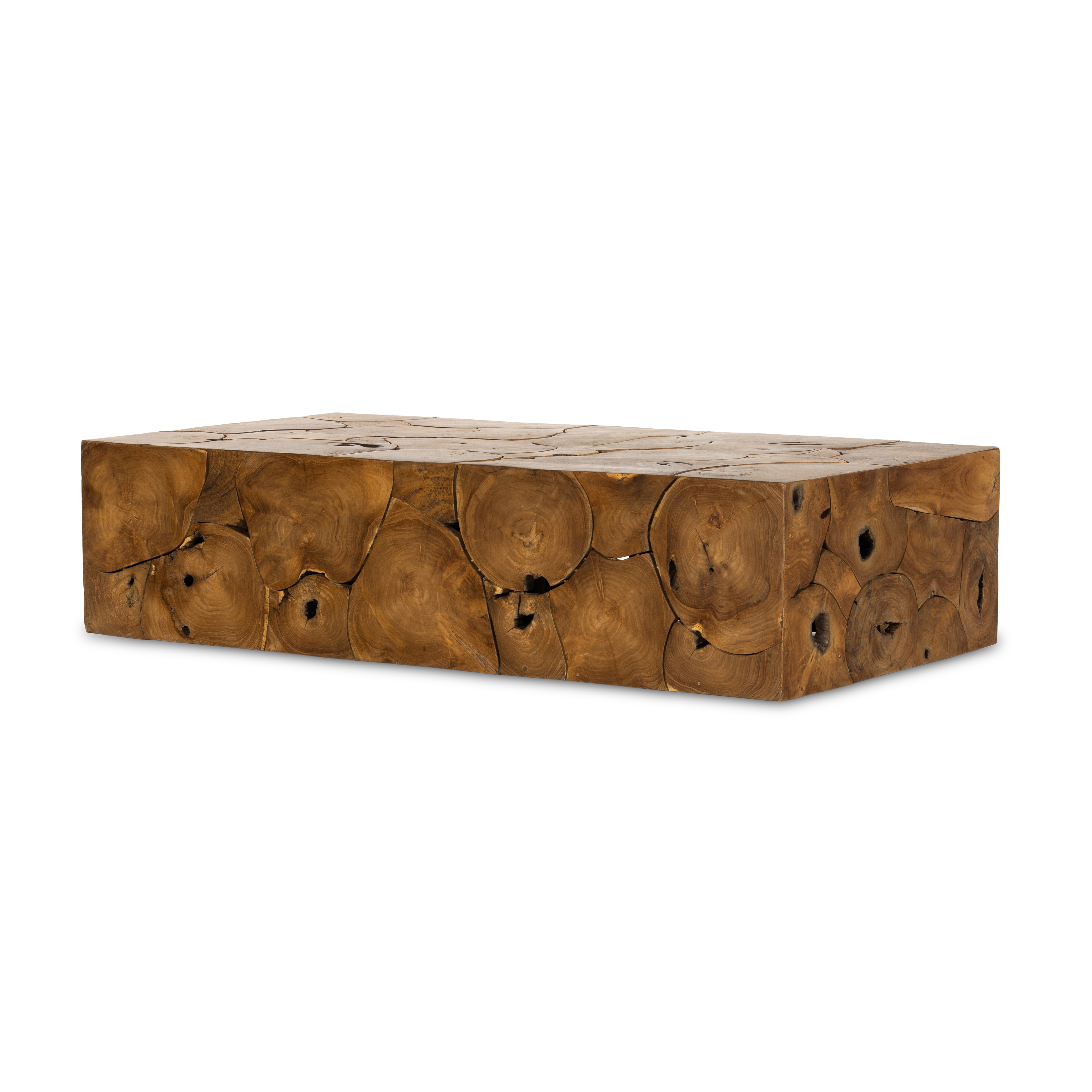 Tomlin Outdoor Coffee Table - Teak Root - Image 0