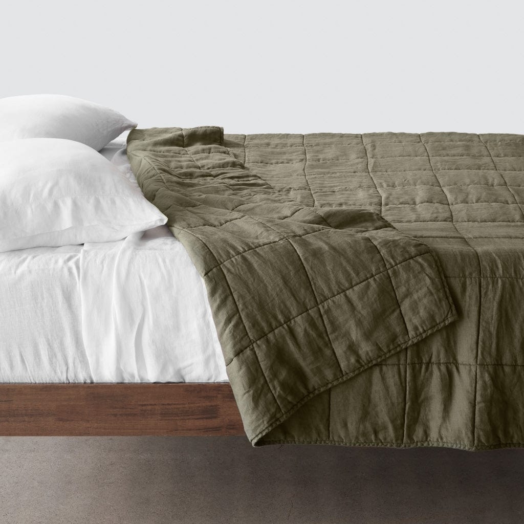 The Citizenry Stonewashed Linen Quilt | Twin | Sienna - Image 6
