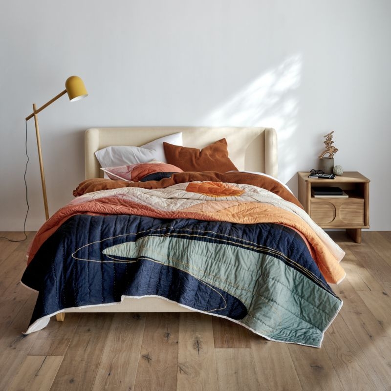 Pismo Natural Full Upholstered Bed - Image 4