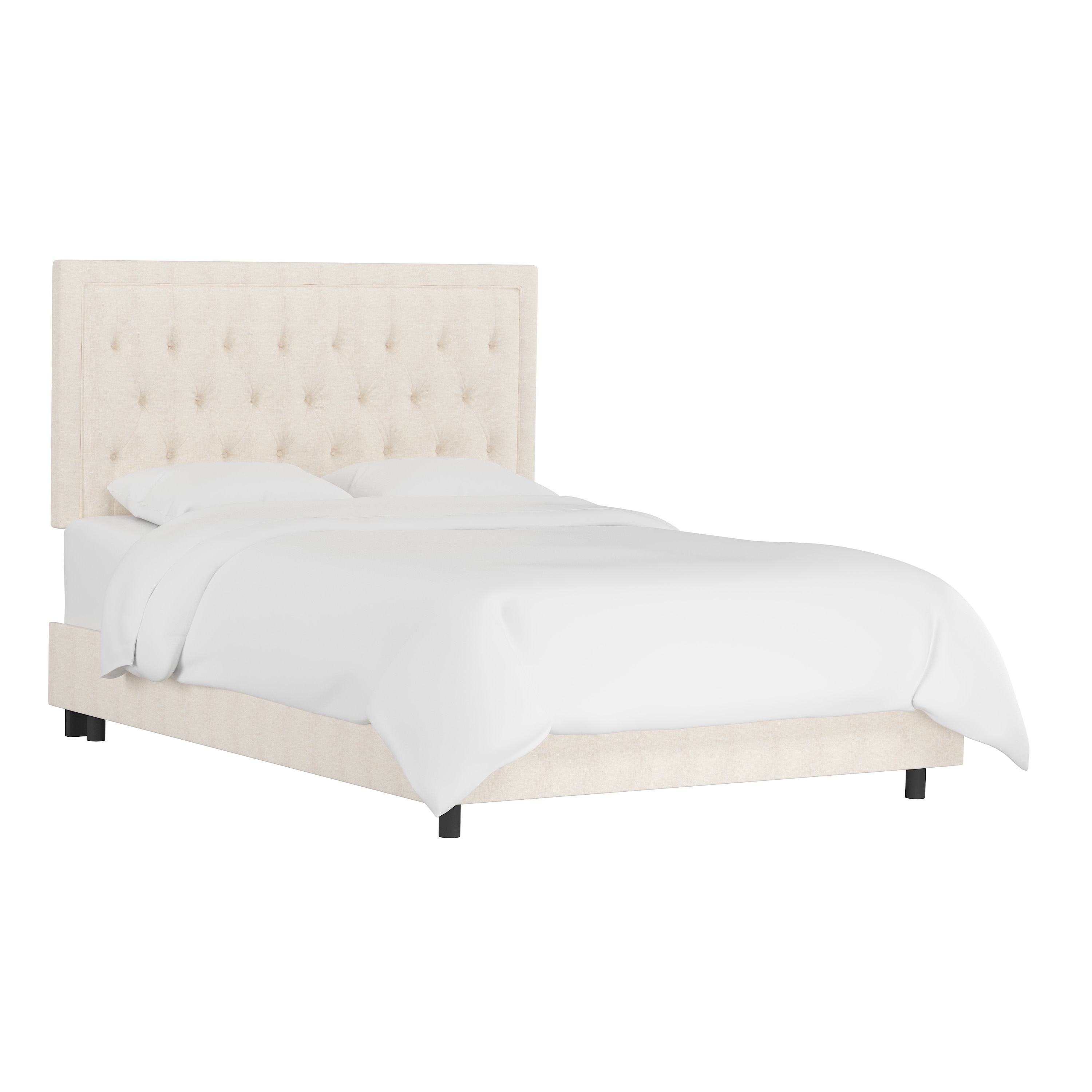 Lafayette Bed, Full, White - Image 0
