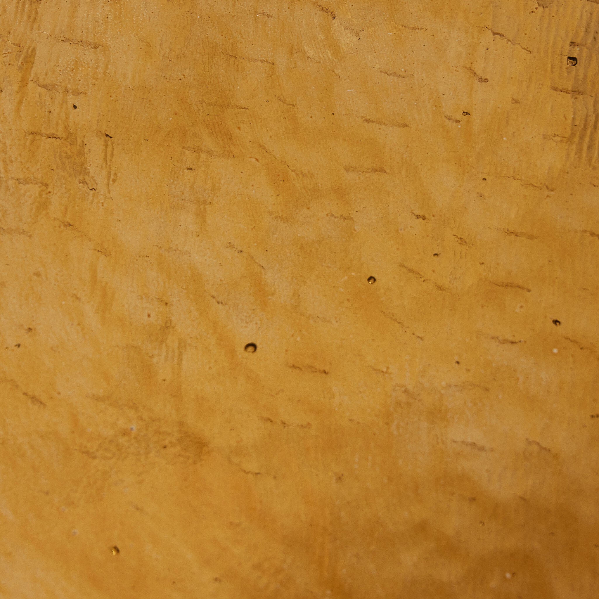 Lennie Cast Glass Bunching Table - Amber Cast Glass - Image 3