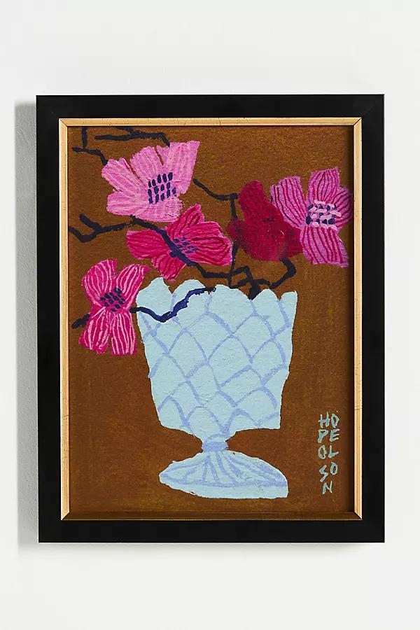 Dogwood in Milk Glass Wall Art - Image 0