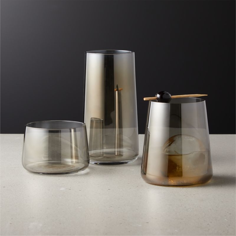 Neat Smoked Cooler Glass - Image 1