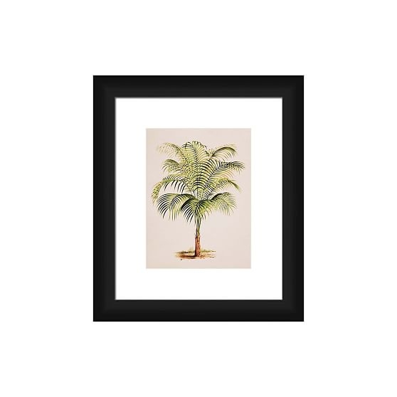 Framed Vintage Botanical Drawing IV Wall Art Painting Blue Small - Image 0