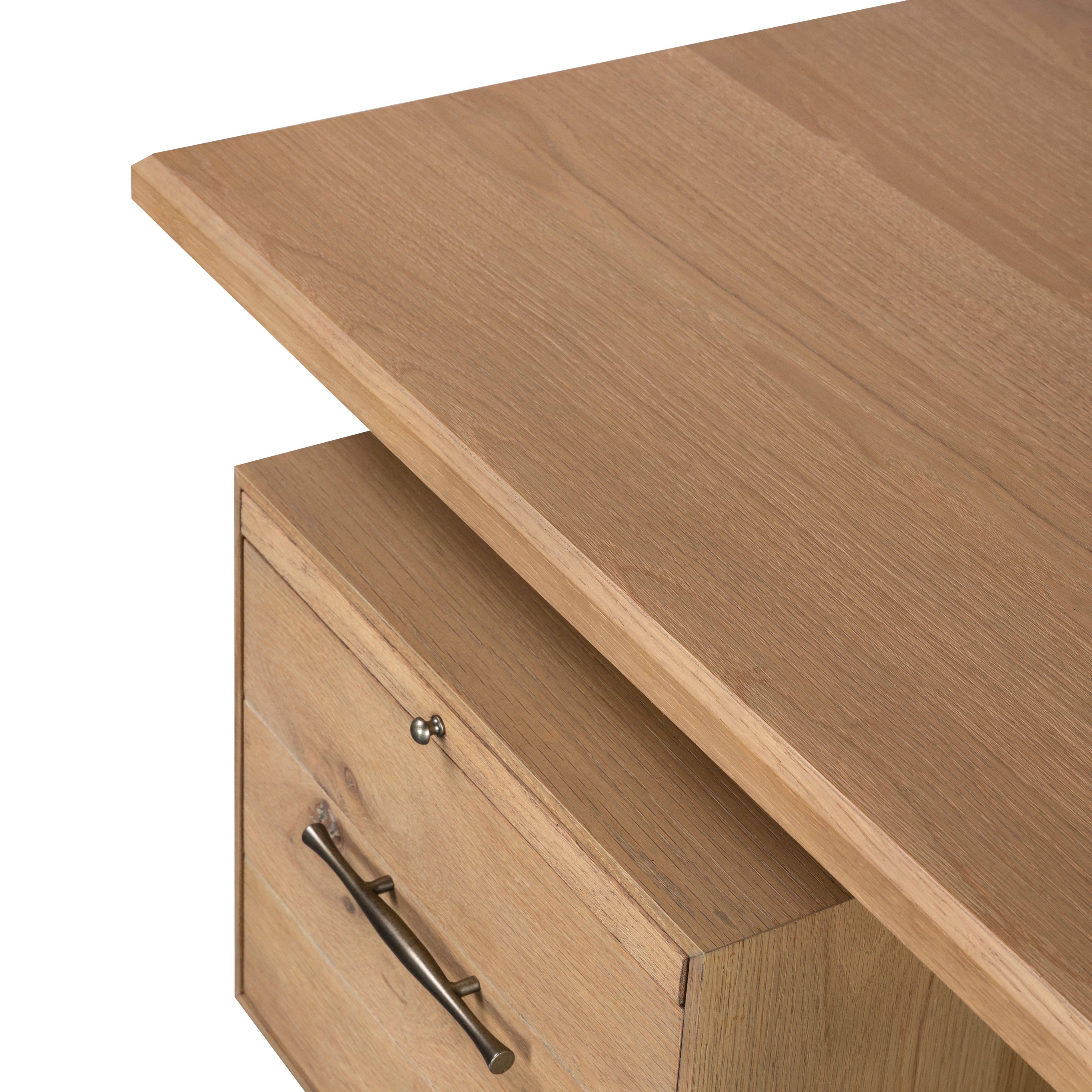Lauren Desk-Natural Oak Solid - Image 8