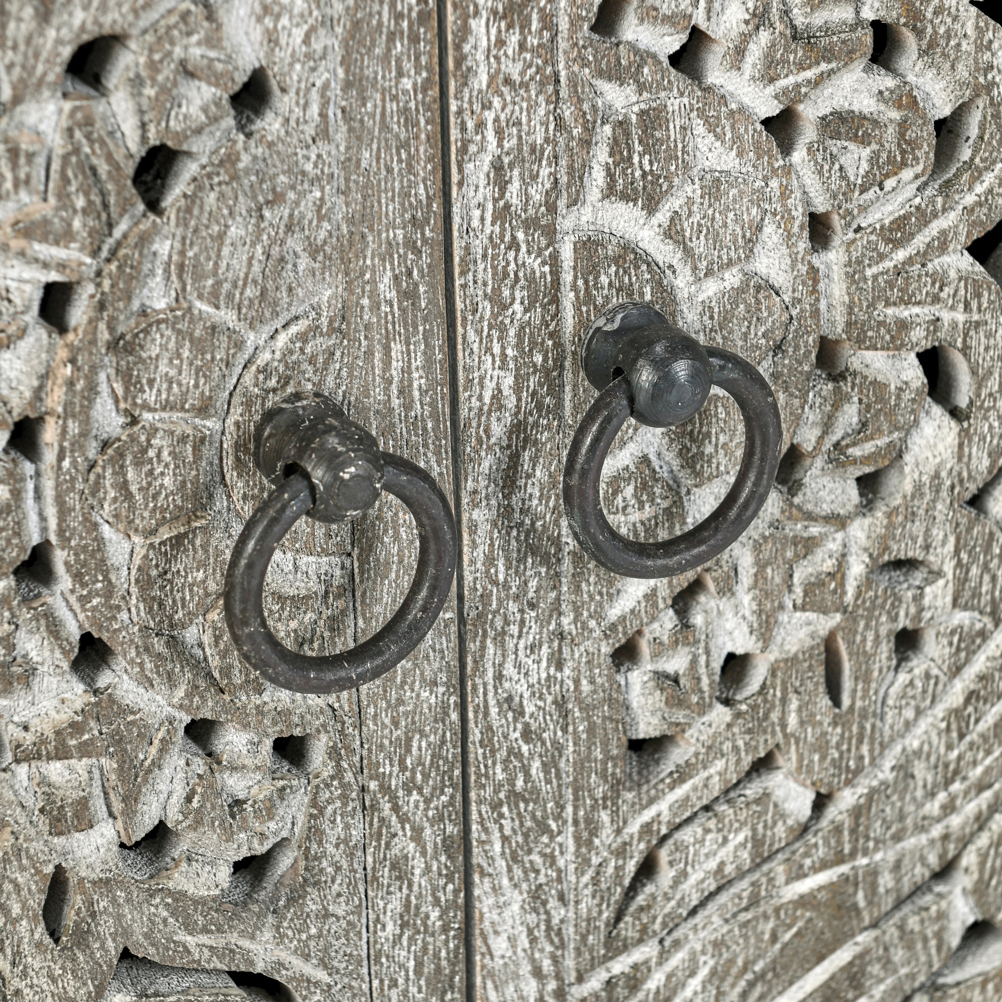 Harmony Breakfront Sideboard Vintage Gray - Image 8