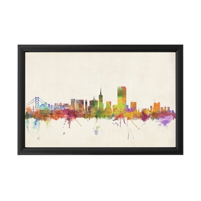 San Francisco California by Michael Tompsett - Picture Frame Print - Image 0