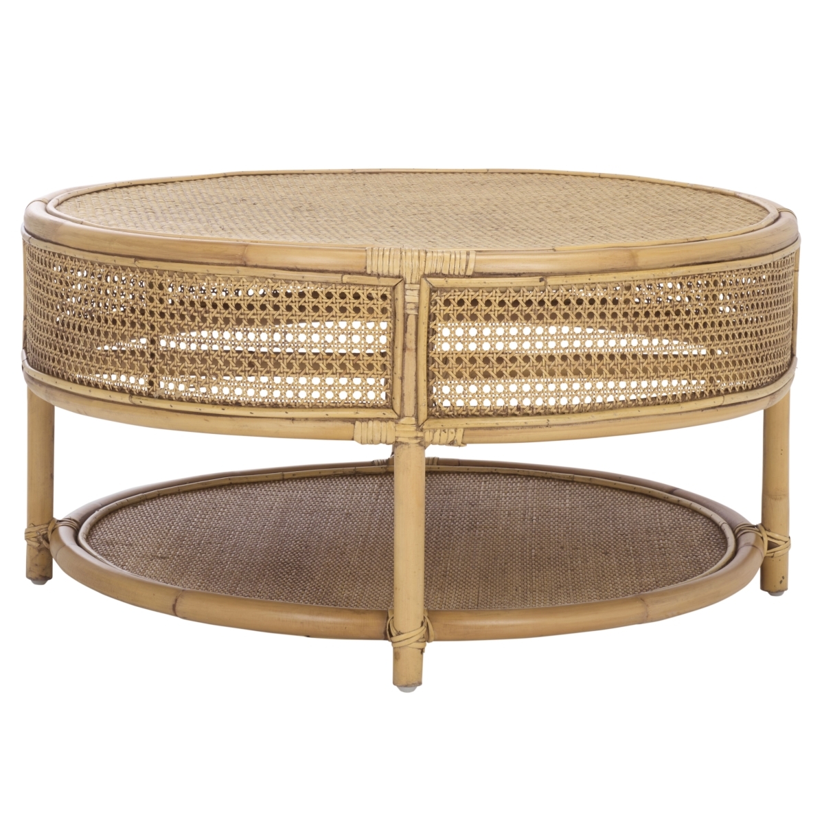 Arvid Coffee Table - Honey Brown Wash - Safavieh - Image 5